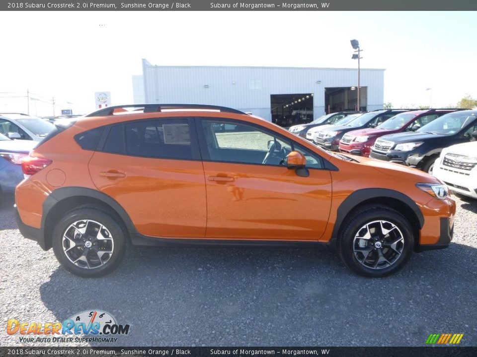 2018 Subaru Crosstrek 2.0i Premium Sunshine Orange / Black Photo #8