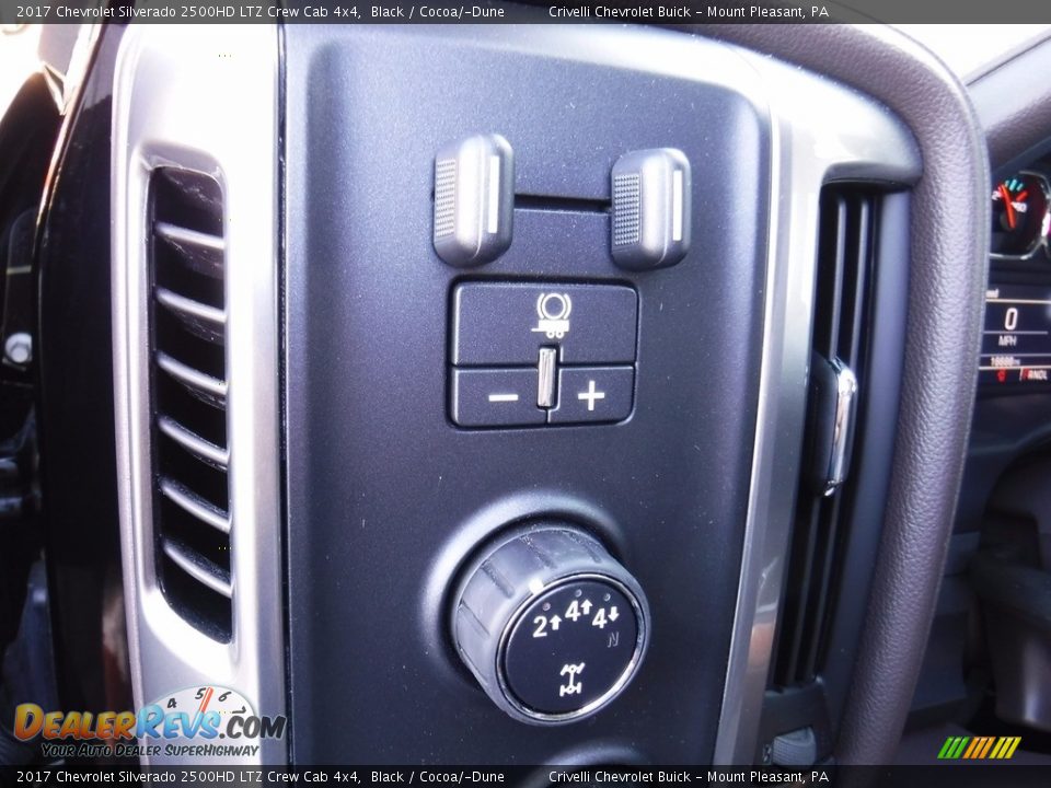 2017 Chevrolet Silverado 2500HD LTZ Crew Cab 4x4 Black / Cocoa/­Dune Photo #22