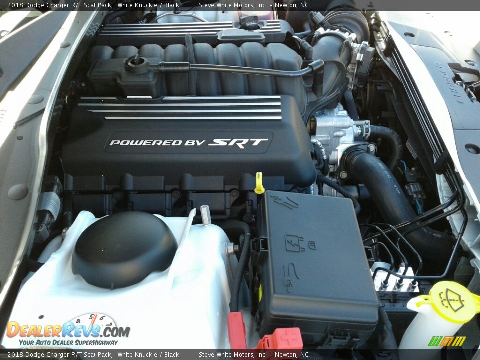 2018 Dodge Charger R/T Scat Pack White Knuckle / Black Photo #35