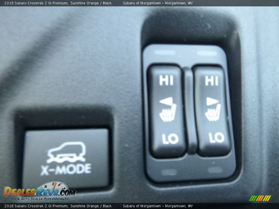 2018 Subaru Crosstrek 2.0i Premium Sunshine Orange / Black Photo #15