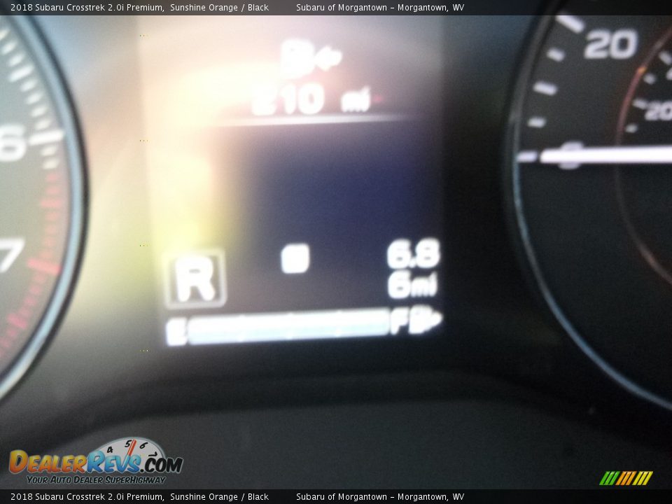 2018 Subaru Crosstrek 2.0i Premium Sunshine Orange / Black Photo #18