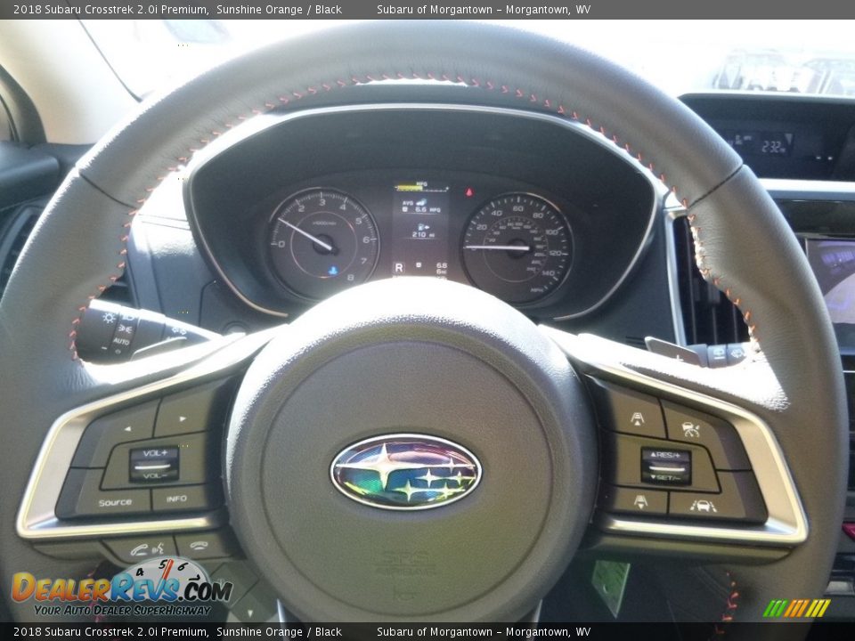 2018 Subaru Crosstrek 2.0i Premium Sunshine Orange / Black Photo #19
