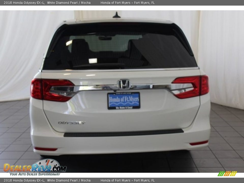2018 Honda Odyssey EX-L White Diamond Pearl / Mocha Photo #7