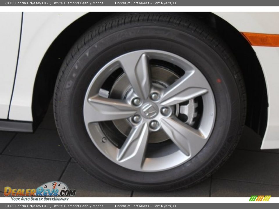 2018 Honda Odyssey EX-L White Diamond Pearl / Mocha Photo #8