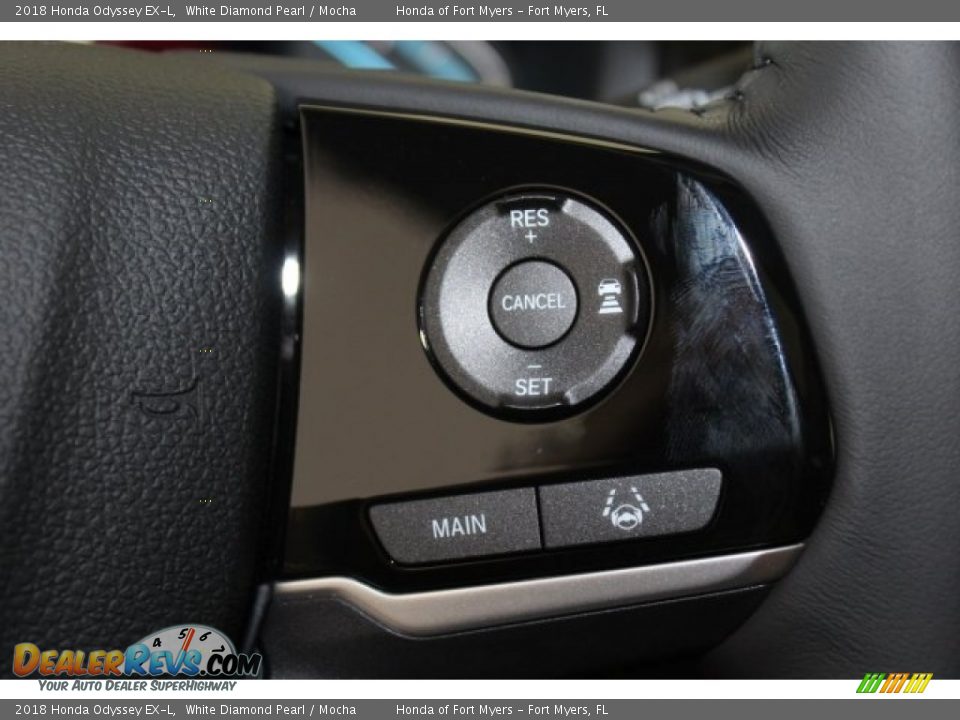 2018 Honda Odyssey EX-L White Diamond Pearl / Mocha Photo #16