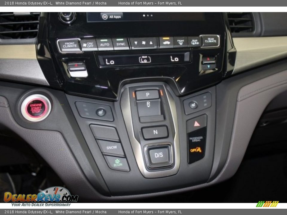2018 Honda Odyssey EX-L White Diamond Pearl / Mocha Photo #20