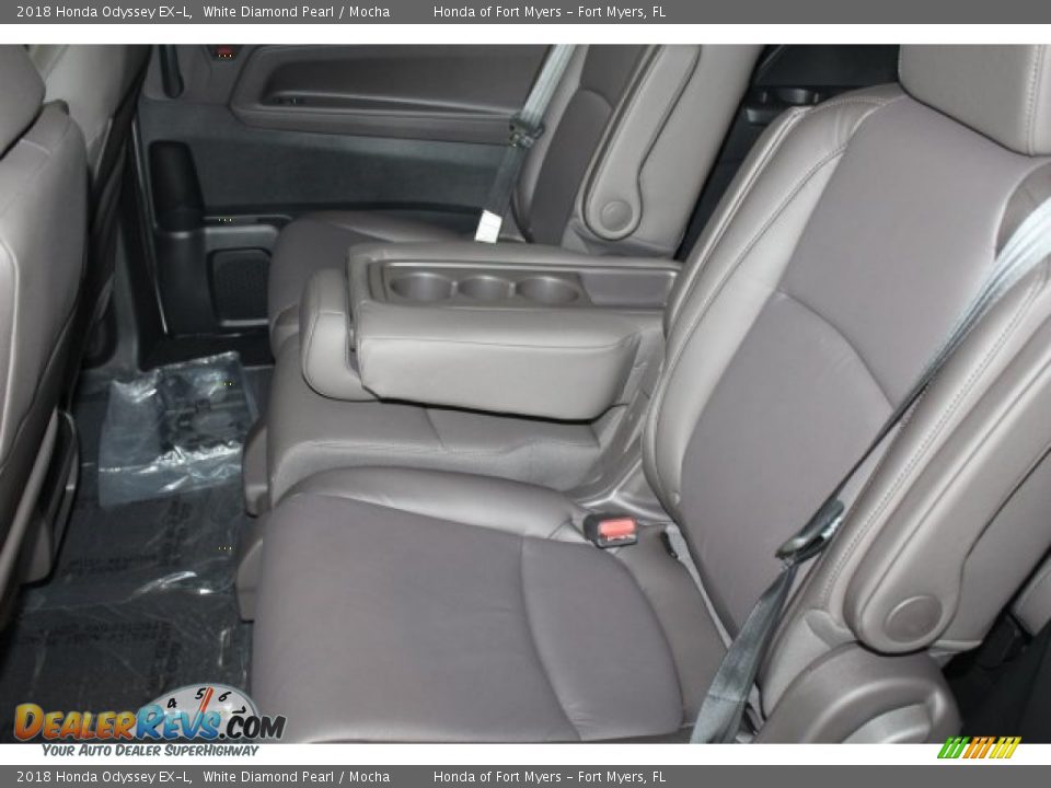 2018 Honda Odyssey EX-L White Diamond Pearl / Mocha Photo #22
