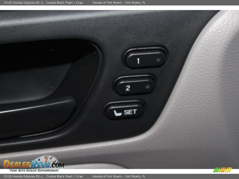 2018 Honda Odyssey EX-L Crystal Black Pearl / Gray Photo #10