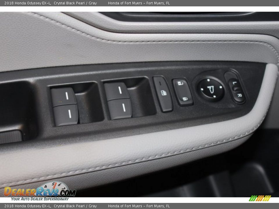 2018 Honda Odyssey EX-L Crystal Black Pearl / Gray Photo #11