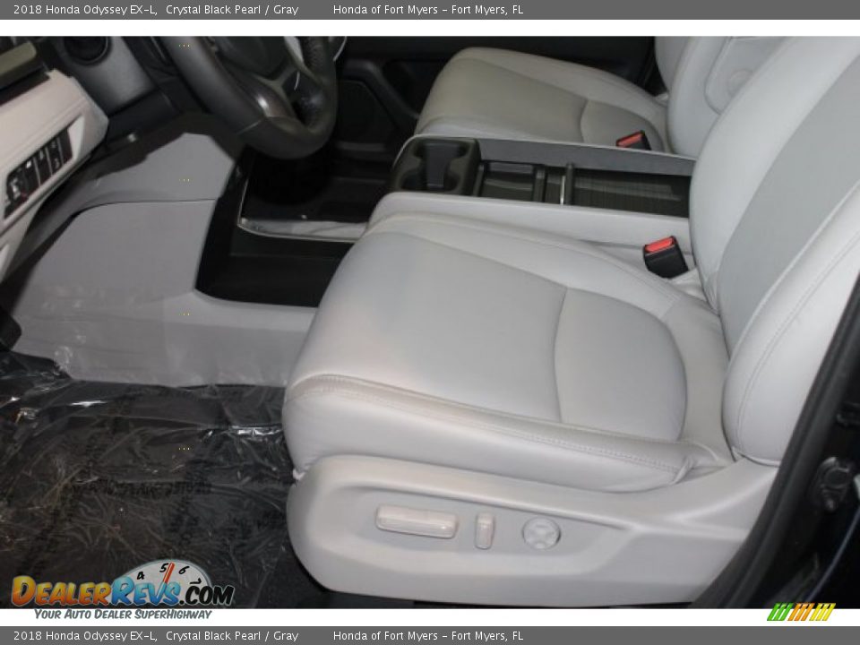 2018 Honda Odyssey EX-L Crystal Black Pearl / Gray Photo #13