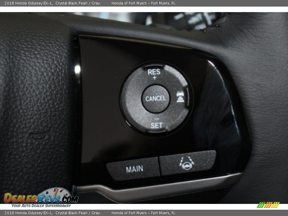 2018 Honda Odyssey EX-L Crystal Black Pearl / Gray Photo #16