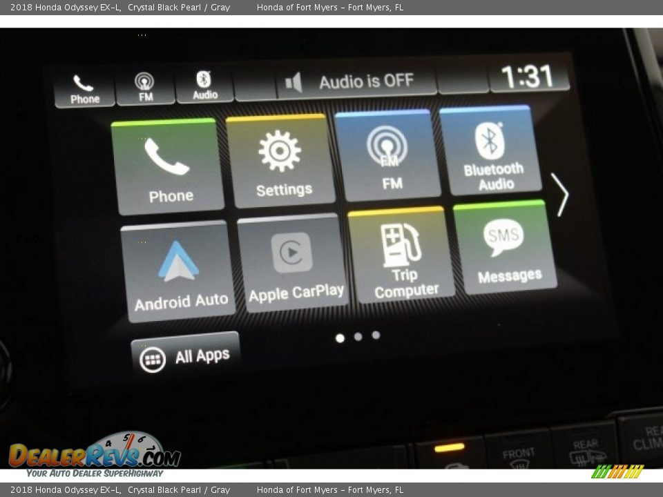 2018 Honda Odyssey EX-L Crystal Black Pearl / Gray Photo #19