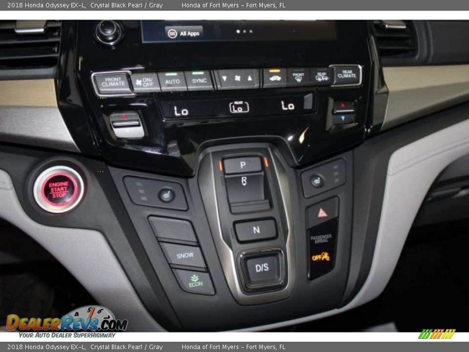 2018 Honda Odyssey EX-L Crystal Black Pearl / Gray Photo #20