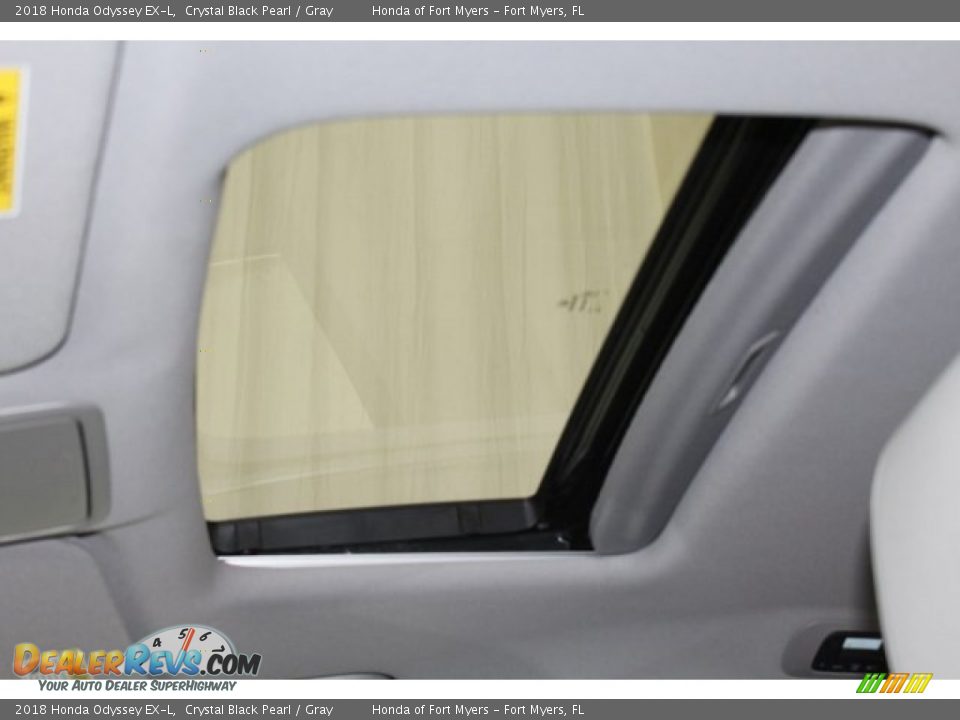 2018 Honda Odyssey EX-L Crystal Black Pearl / Gray Photo #21