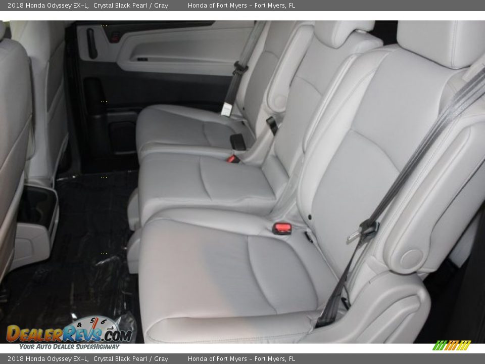 2018 Honda Odyssey EX-L Crystal Black Pearl / Gray Photo #22