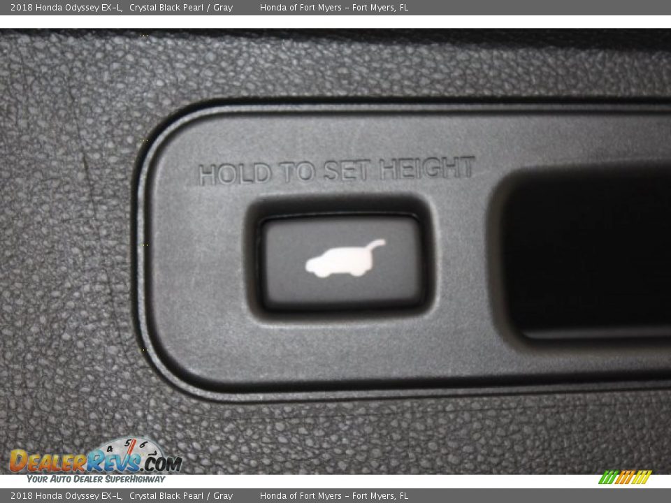 2018 Honda Odyssey EX-L Crystal Black Pearl / Gray Photo #25