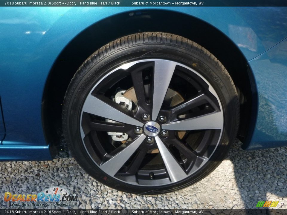 2018 Subaru Impreza 2.0i Sport 4-Door Island Blue Pearl / Black Photo #2