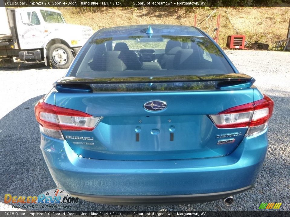 2018 Subaru Impreza 2.0i Sport 4-Door Island Blue Pearl / Black Photo #5