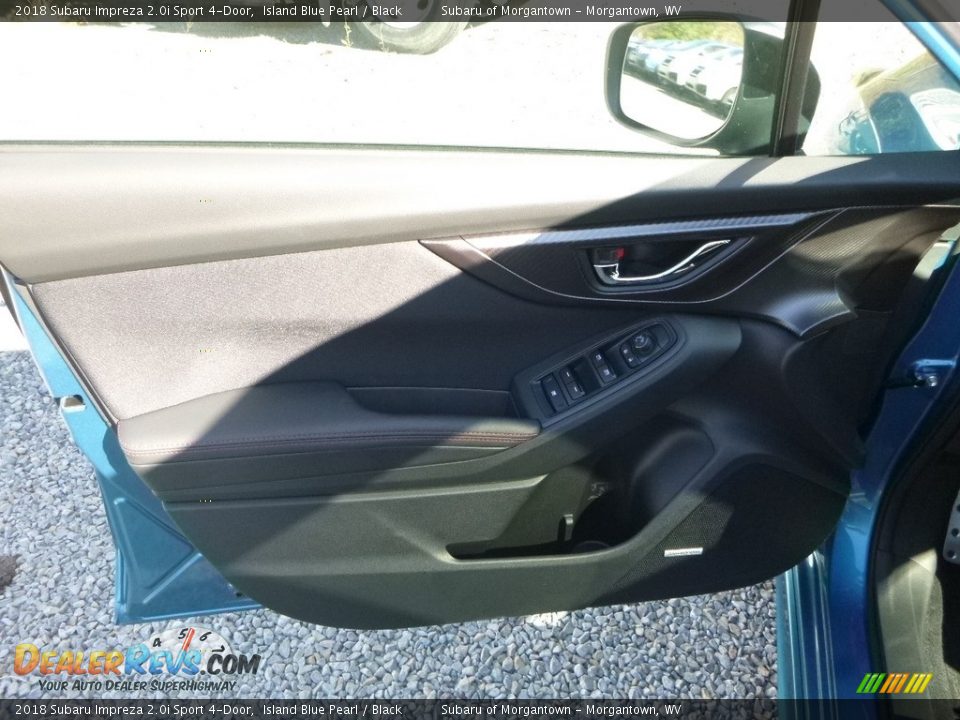 2018 Subaru Impreza 2.0i Sport 4-Door Island Blue Pearl / Black Photo #13