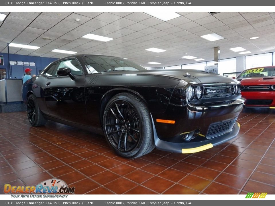 2018 Dodge Challenger T/A 392 Pitch Black / Black Photo #1