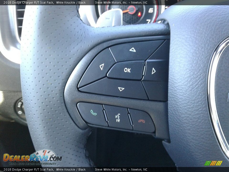 2018 Dodge Charger R/T Scat Pack White Knuckle / Black Photo #17