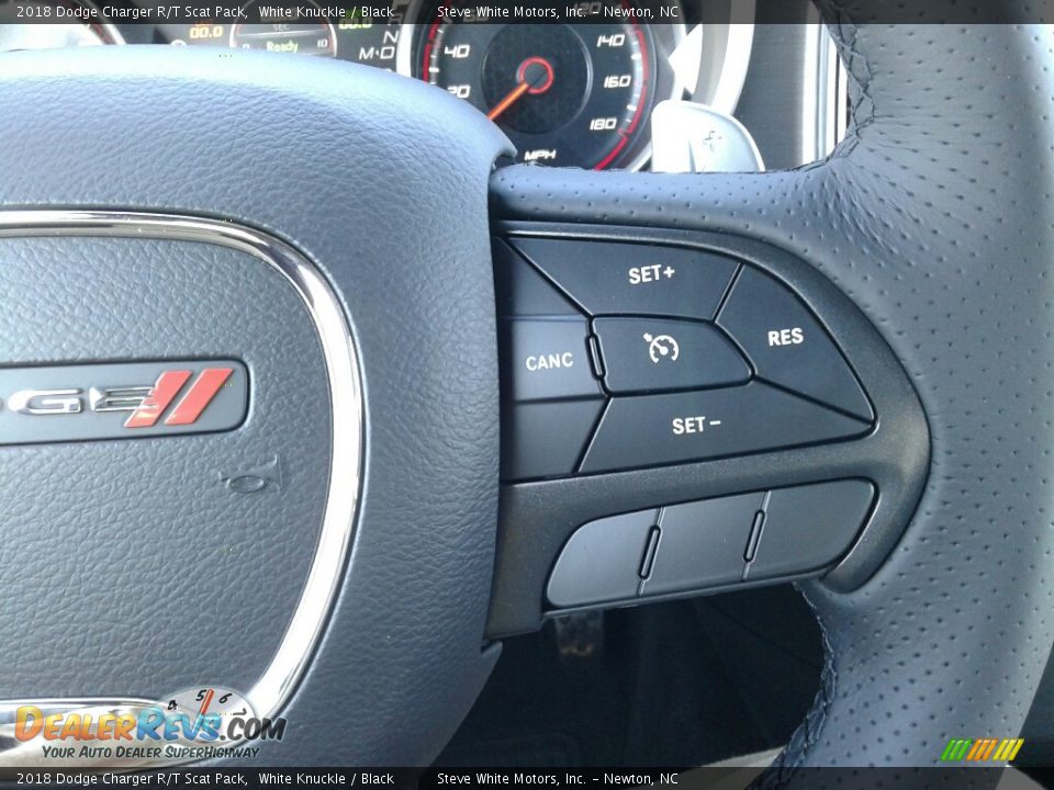 2018 Dodge Charger R/T Scat Pack White Knuckle / Black Photo #18
