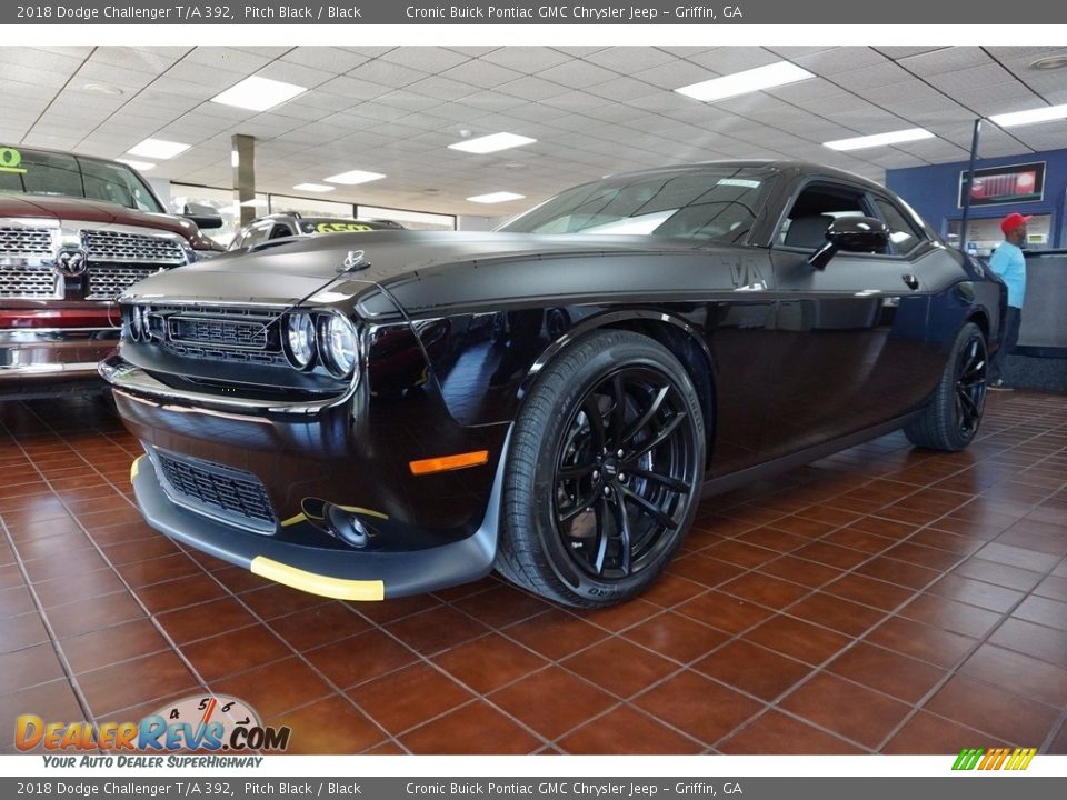2018 Dodge Challenger T/A 392 Pitch Black / Black Photo #3
