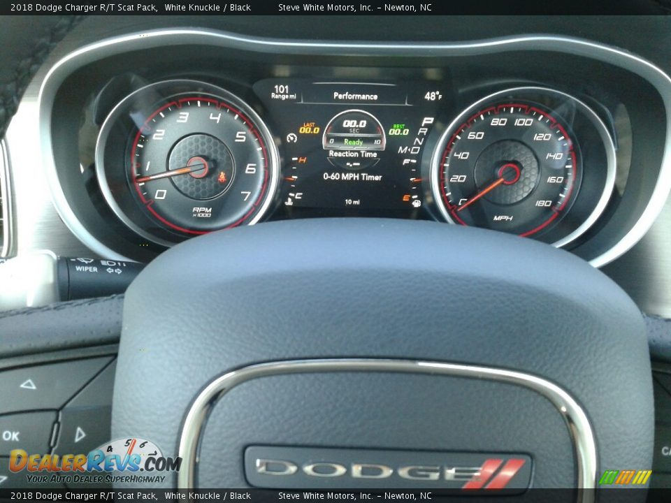 2018 Dodge Charger R/T Scat Pack White Knuckle / Black Photo #19