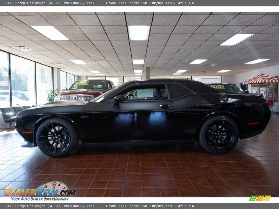 2018 Dodge Challenger T/A 392 Pitch Black / Black Photo #4