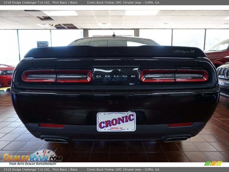 2018 Dodge Challenger T/A 392 Pitch Black / Black Photo #6