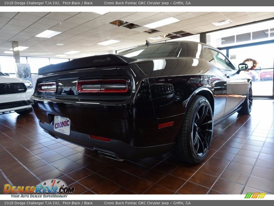 2018 Dodge Challenger T/A 392 Pitch Black / Black Photo #7