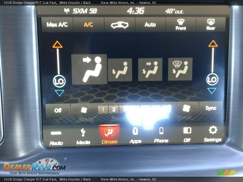 2018 Dodge Charger R/T Scat Pack White Knuckle / Black Photo #23