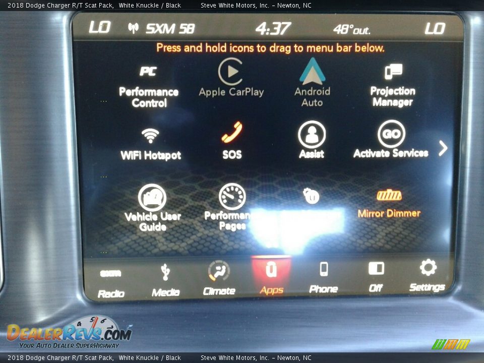 2018 Dodge Charger R/T Scat Pack White Knuckle / Black Photo #24