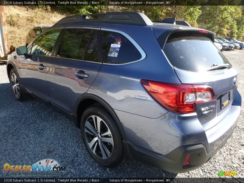 2018 Subaru Outback 2.5i Limited Twilight Blue Metallic / Black Photo #6