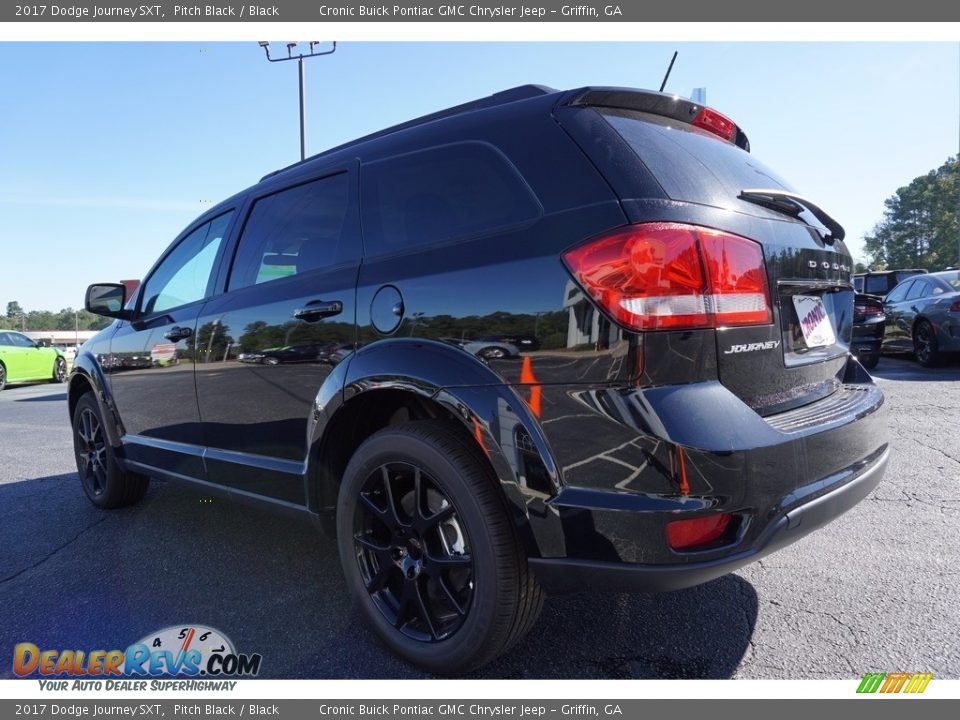 2017 Dodge Journey SXT Pitch Black / Black Photo #5