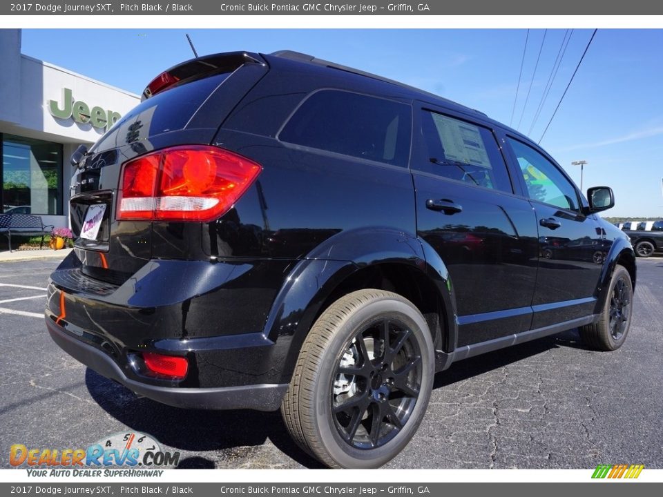 2017 Dodge Journey SXT Pitch Black / Black Photo #7