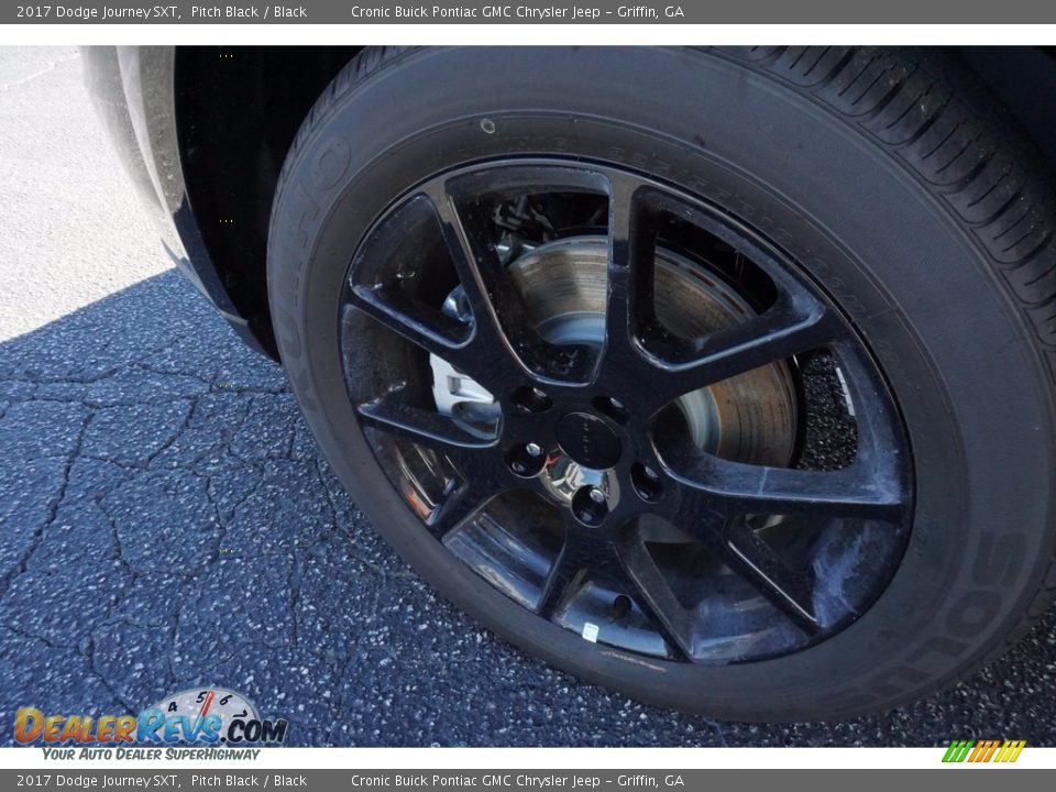 2017 Dodge Journey SXT Pitch Black / Black Photo #11