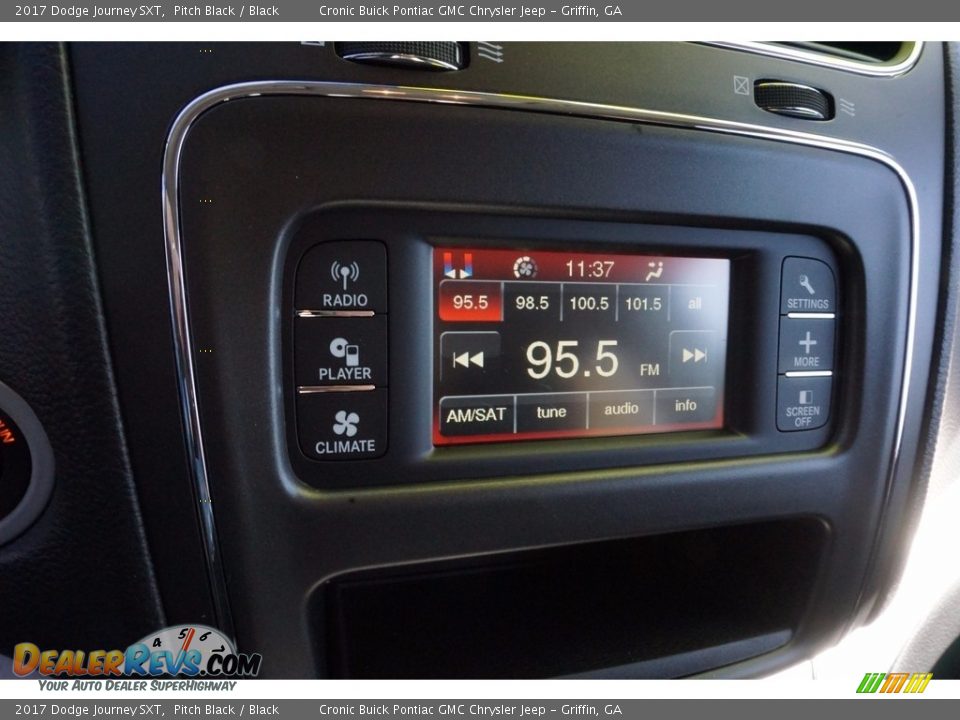 2017 Dodge Journey SXT Pitch Black / Black Photo #13