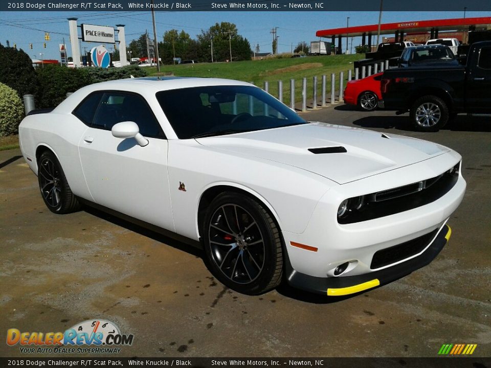 2018 Dodge Challenger R/T Scat Pack White Knuckle / Black Photo #4