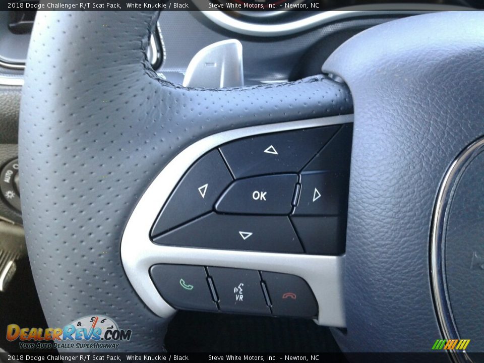 2018 Dodge Challenger R/T Scat Pack White Knuckle / Black Photo #19