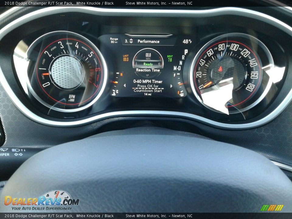 2018 Dodge Challenger R/T Scat Pack White Knuckle / Black Photo #21