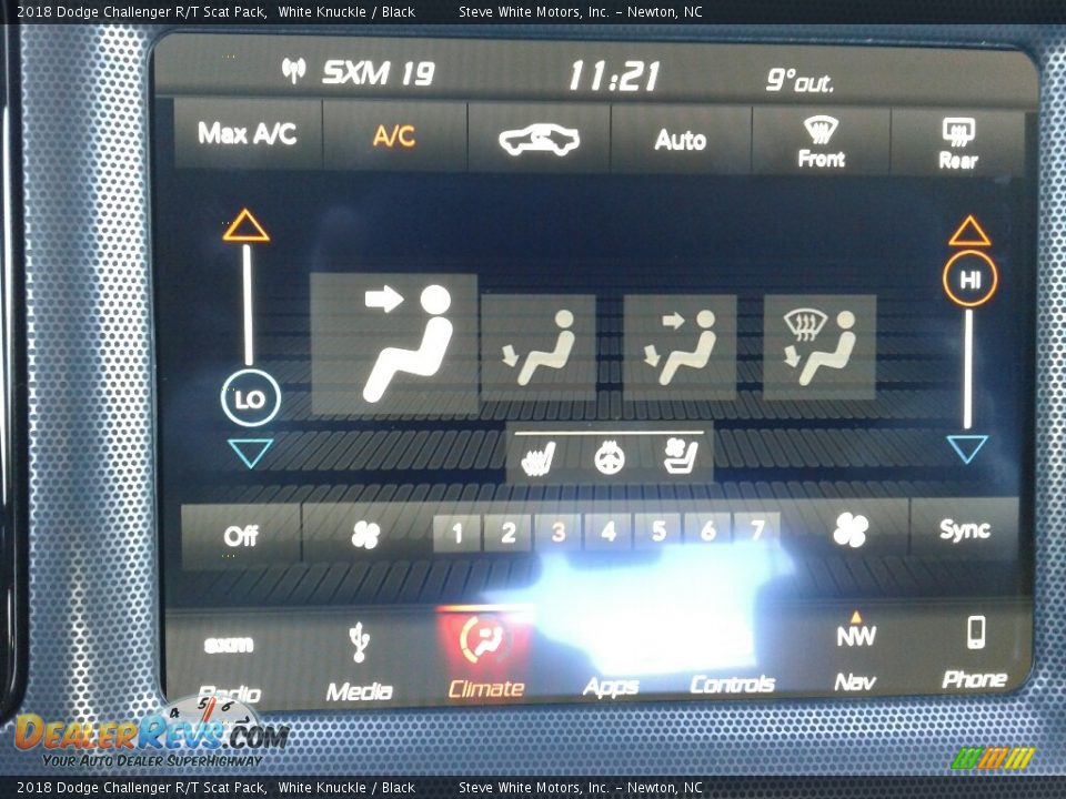 2018 Dodge Challenger R/T Scat Pack White Knuckle / Black Photo #24