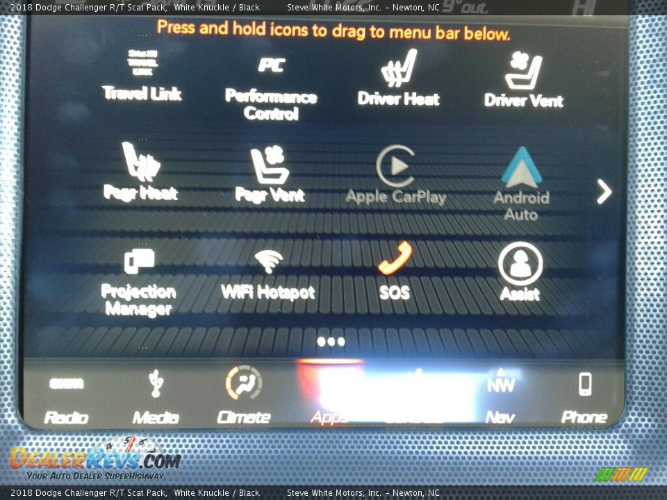 2018 Dodge Challenger R/T Scat Pack White Knuckle / Black Photo #27