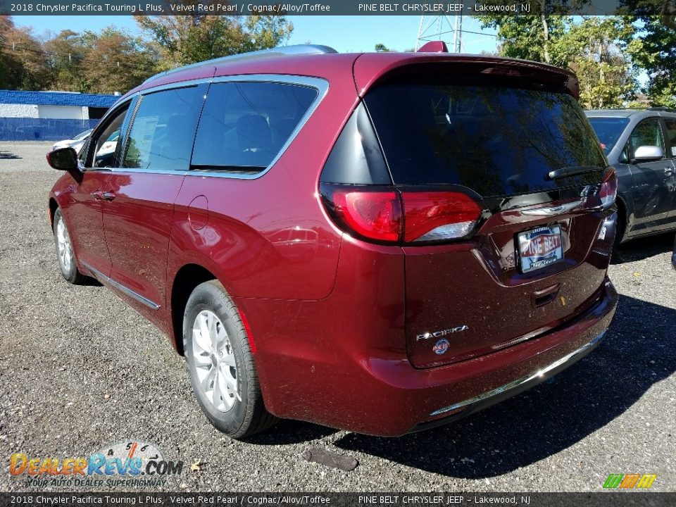 2018 Chrysler Pacifica Touring L Plus Velvet Red Pearl / Cognac/Alloy/Toffee Photo #4