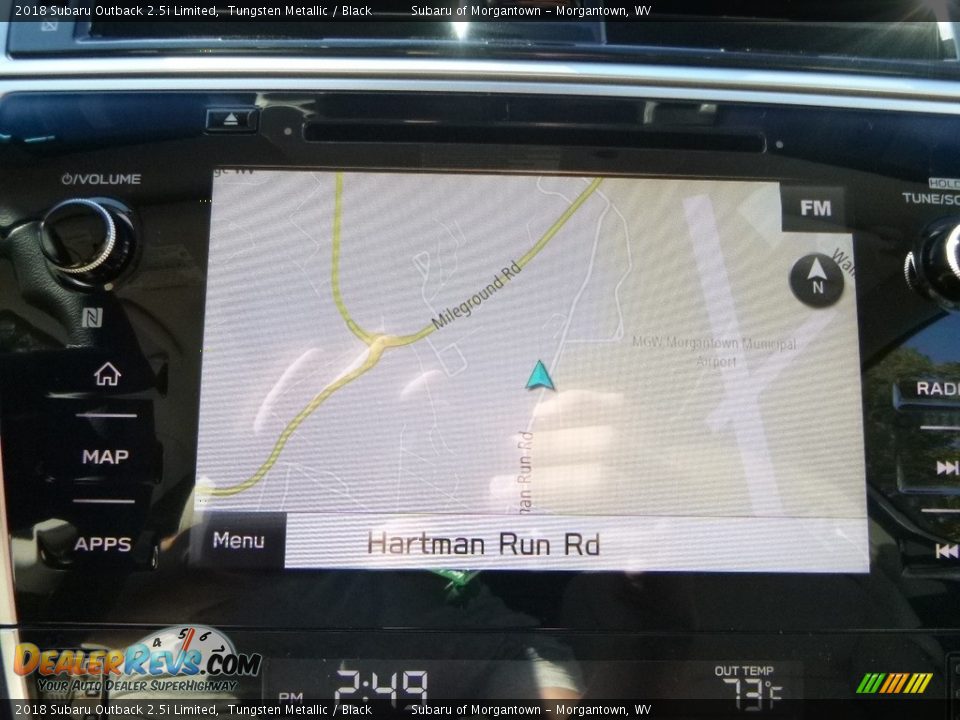 2018 Subaru Outback 2.5i Limited Tungsten Metallic / Black Photo #18