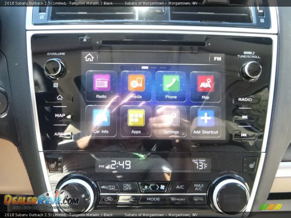 2018 Subaru Outback 2.5i Limited Tungsten Metallic / Black Photo #19