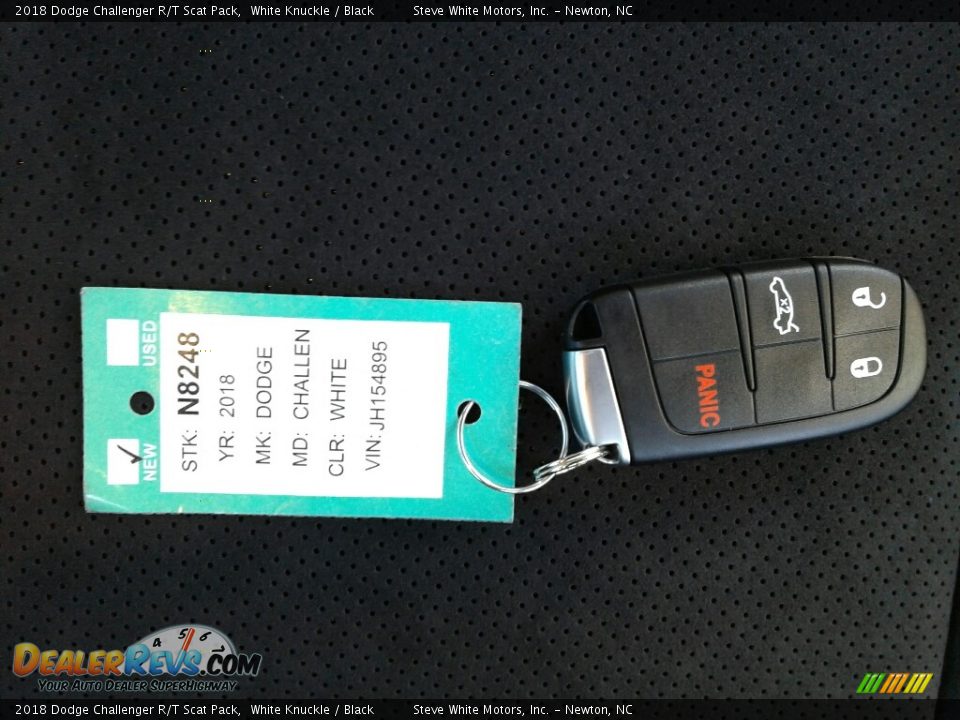 2018 Dodge Challenger R/T Scat Pack White Knuckle / Black Photo #34