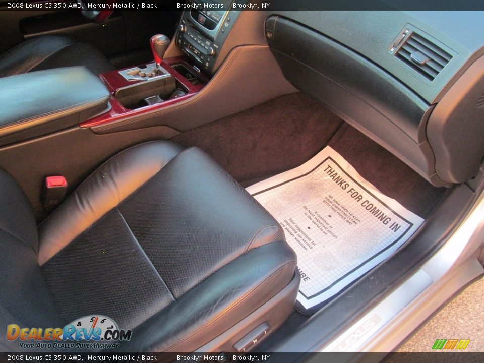 2008 Lexus GS 350 AWD Mercury Metallic / Black Photo #24