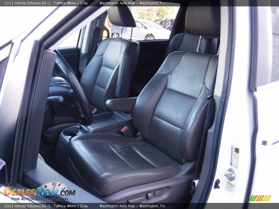 2011 Honda Odyssey EX-L Taffeta White / Gray Photo #14