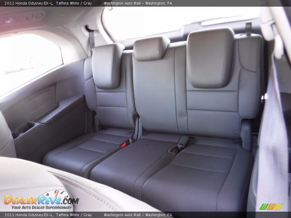 2011 Honda Odyssey EX-L Taffeta White / Gray Photo #25